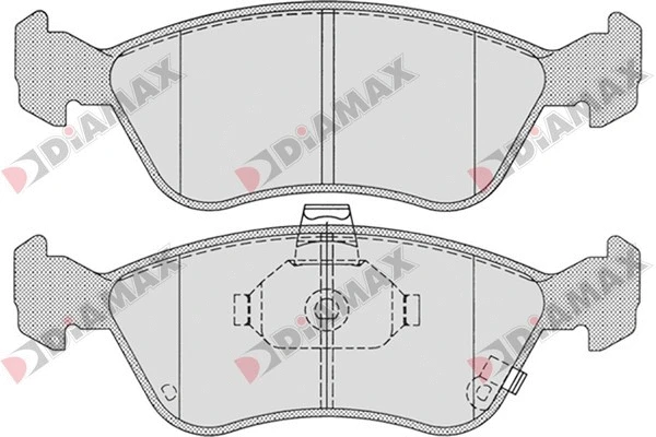 Kit de plaquettes de frein, frein à disque DIAMAX N09620