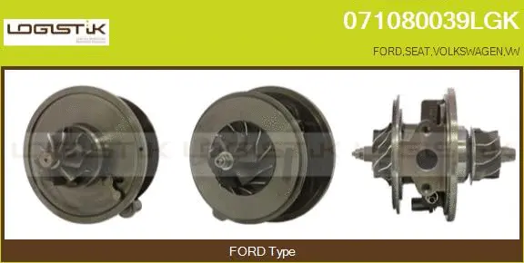 Groupe carter, turbocompresseur LGK 071080039LGK