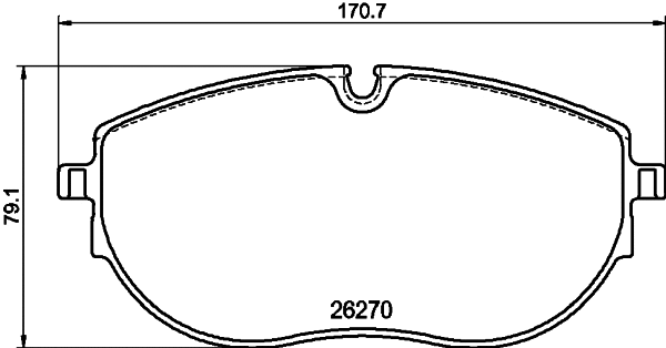 Kit de plaquettes de frein, frein à disque MINTEX MDB4284