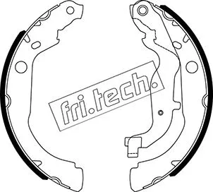 Jeu de mâchoires de frein fri.tech. 1088.244