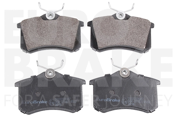 Kit de plaquettes de frein, frein à disque EUROBRAKE 5502223947
