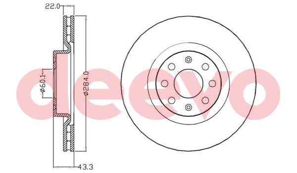 Disque de frein DEEVO BD17980