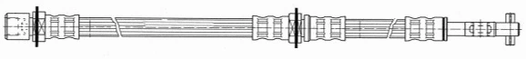 Flexible de frein CEF 510623
