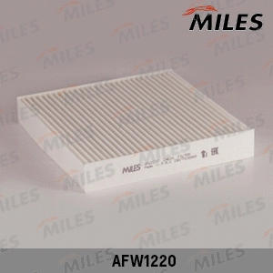 Filtre, air de l'habitacle MILES AFW1220