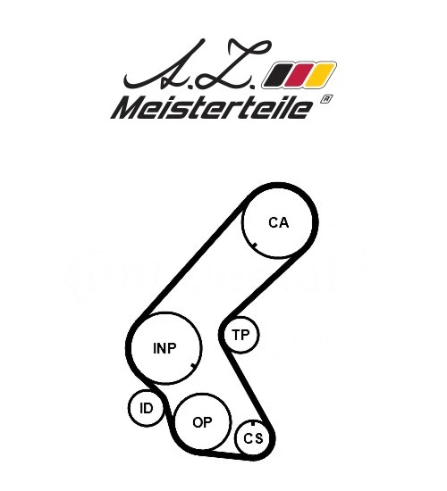 Kit de courroie crantée A.Z. Meisterteile AZMT-30-058-2191
