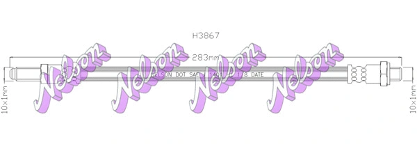 Flexible de frein KAWE H3867