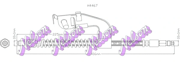 Flexible de frein KAWE H4467