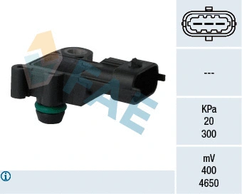Capteur, pression de suralimentation FAE 15129