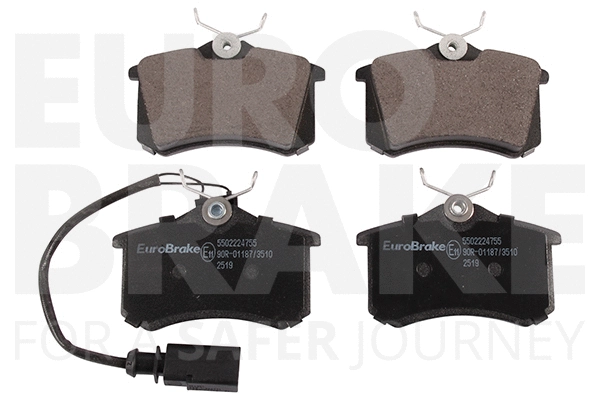Kit de plaquettes de frein, frein à disque EUROBRAKE 5502224755