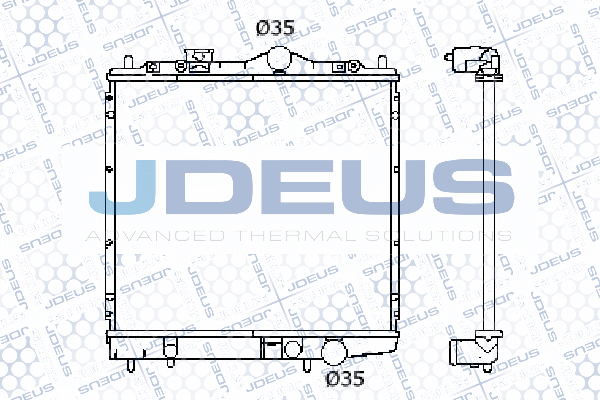Radiateur, refroidissement du moteur JDEUS 018M07