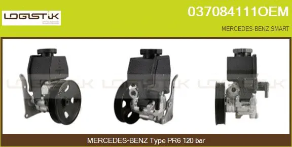 Pompe hydraulique, direction LGK 037084111OEM