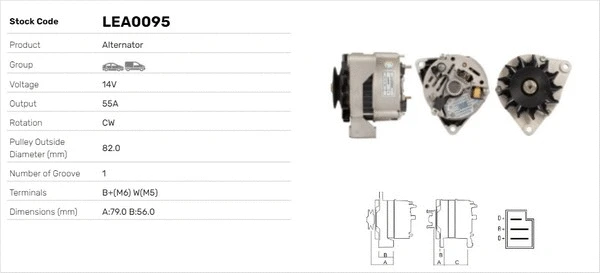 Alternateur LUSA LEA0095