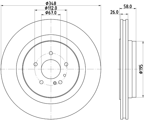 Disque de frein MINTEX MDC2117