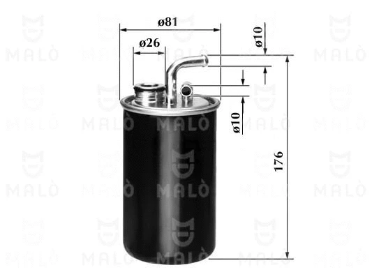 Filtre à carburant AKRON-MALÒ 1520201