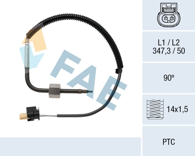 Capteur, température des gaz FAE 68029