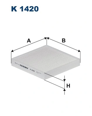 Filtre, air de l'habitacle FILTRON K 1420
