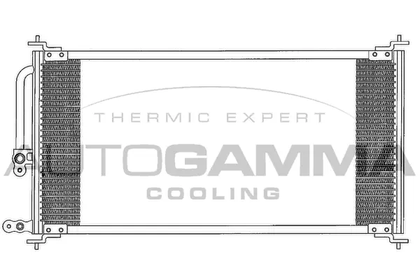 Condenseur, climatisation AUTOGAMMA 102664