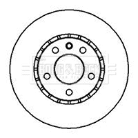 Disque de frein BORG & BECK BBD4908