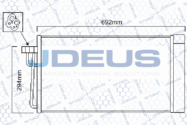 Condenseur, climatisation JDEUS M-7050230