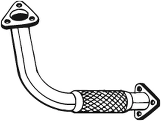 Tuyau d'échappement KLOKKERHOLM 823-845