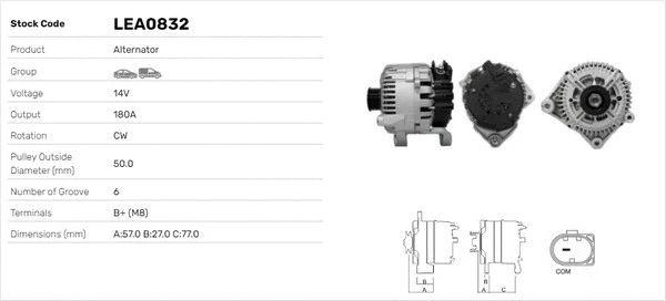 Alternateur LUSA LEA0832