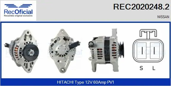 Alternateur RECOFICIAL REC2020248.2