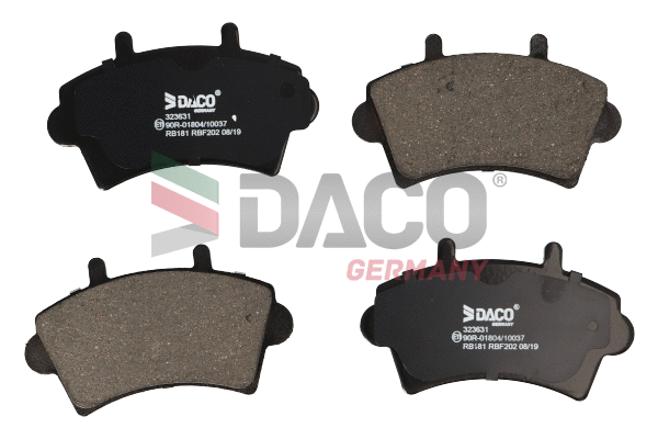 Kit de plaquettes de frein, frein à disque DACO Germany 323631