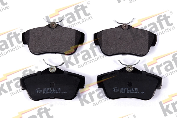 Kit de plaquettes de frein, frein à disque KRAFT AUTOMOTIVE 6015672
