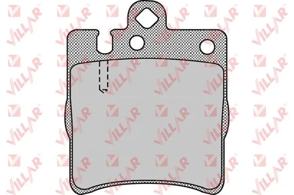 Kit de plaquettes de frein, frein à disque VILLAR 626.0957