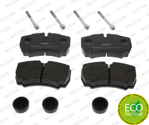 Kit de plaquettes de frein, frein à disque FERODO FVR1405