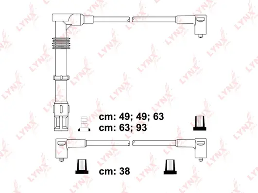 Kit de câbles d'allumage LYNXAUTO SPC1209