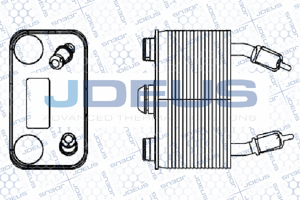 Radiateur d'huile de boîte automatique JDEUS 405M27