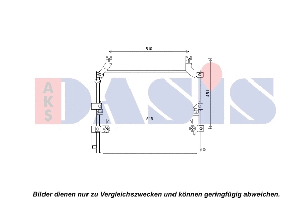 Condenseur, climatisation AKS DASIS 212106N