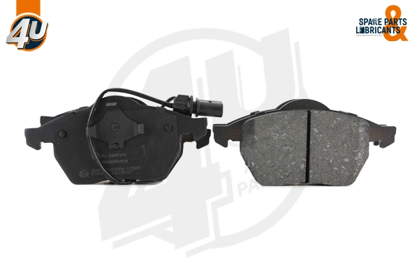 Kit de plaquettes de frein, frein à disque 4U Autoparts 22491VV