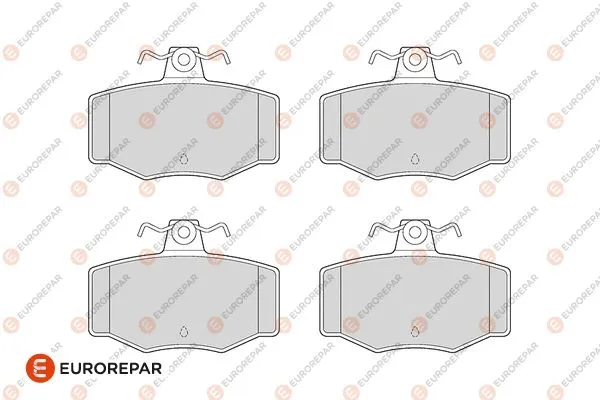 Kit de plaquettes de frein, frein à disque EUROREPAR 1686268880