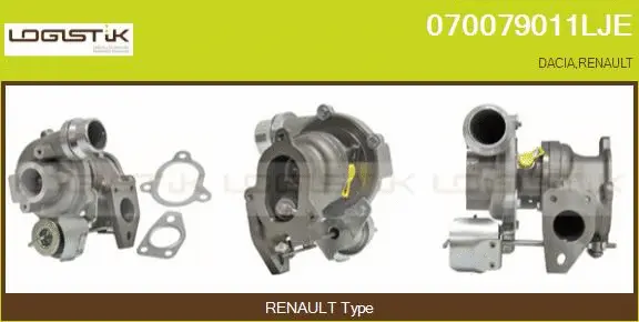 Turbocompresseur, suralimentation LGK 070079011LJE