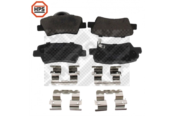 Kit de plaquettes de frein, frein à disque MAPCO 6620HPS