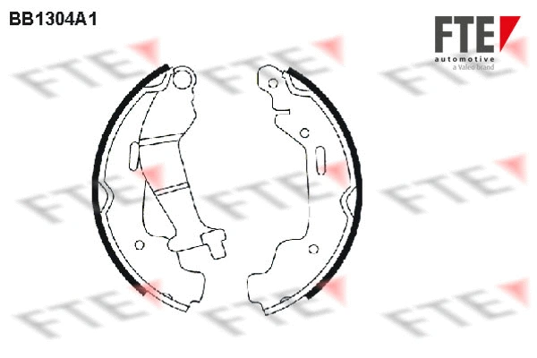 Jeu de mâchoires de frein FTE 9100073