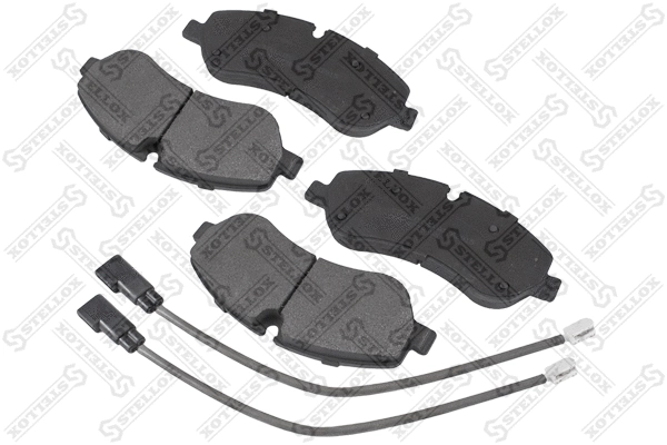 Kit de plaquettes de frein, frein à disque STELLOX 000 423B-SX