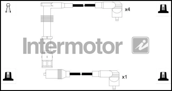 Kit de câbles d'allumage INTERMOTOR 76184