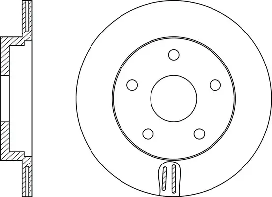 Disque de frein FIT FR0158V