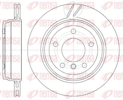 Disque de frein REMSA 6772.10