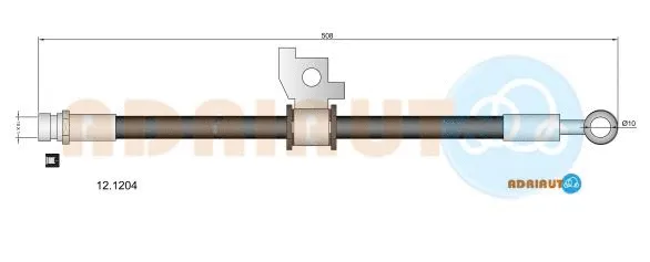 Flexible de frein ADRIAUTO 12.1204