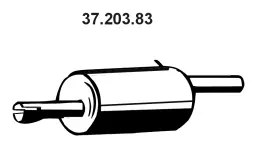 Silencieux arrière EBERSPÄCHER 37.203.83