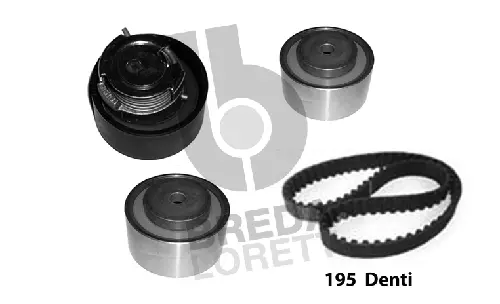 Kit de courroie crantée BREDA LORETT KCD0312