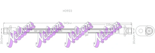 Flexible de frein KAWE H3933