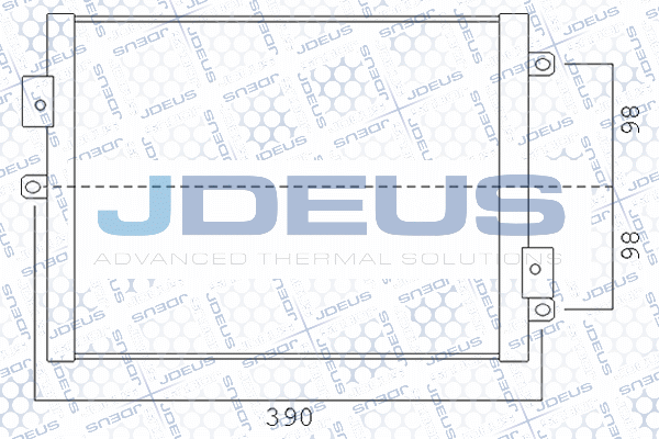 Condenseur, climatisation JDEUS M-743020A