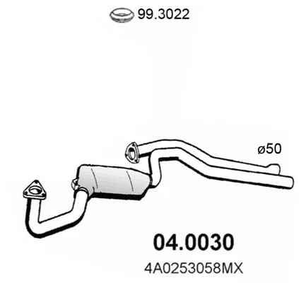 Catalyseur ASSO 04.0030