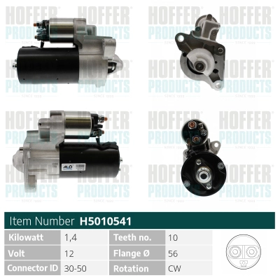 Démarreur HOFFER H5010541