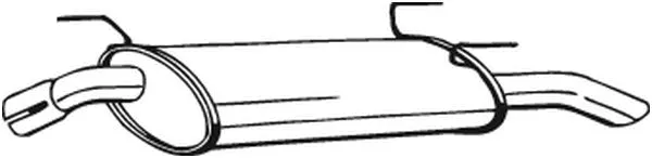 Silencieux arrière BOSAL 185-321